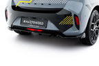 Opel Corsa F Facelift (Mk6 Facelift) Rear Diffuser with Vertical Fins