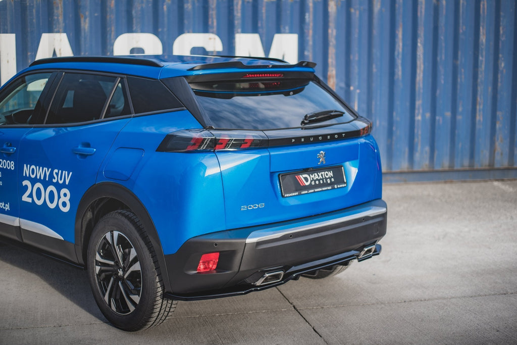 Splitter trasero Peugeot 2008 Mk2 (con barras verticales)