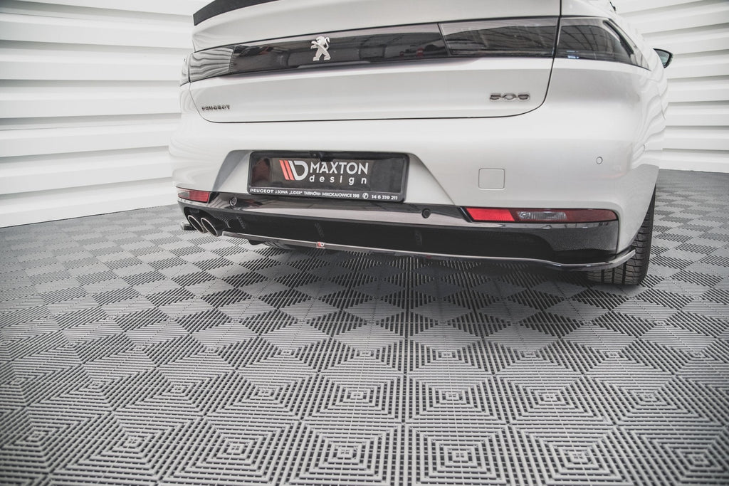 Splitter trasero Peugeot 508 Diesel Mk2 (con barras verticales)