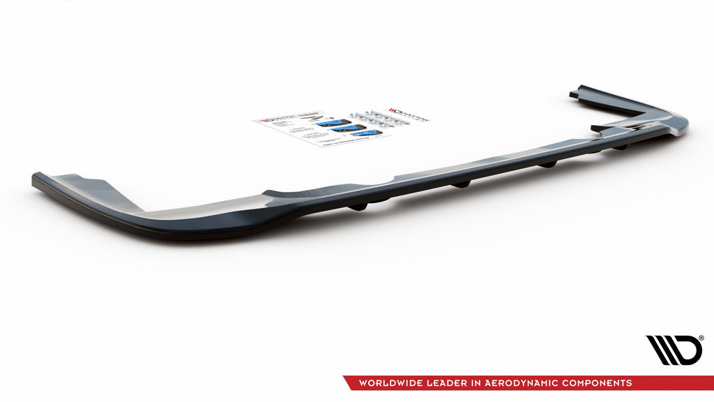 Splitter trasero Peugeot Partner Long Mk3 (con barras verticales)