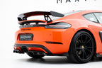 Splitter trasero Porsche 718 Cayman GTS 982c (con barras verticales)