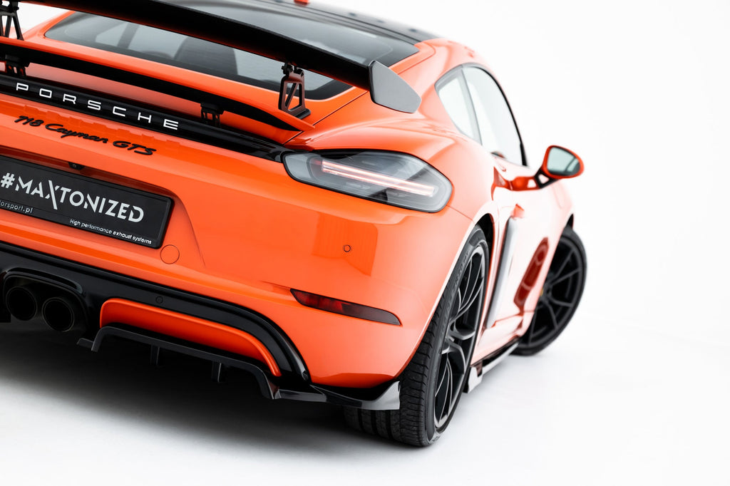 Splitter trasero Porsche 718 Cayman GTS 982c (con barras verticales)