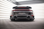 Splitter trasero Porsche 911 Turbo S 992 (con barras verticales)