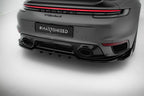 Porsche 911 Turbo S Sport Package 992 Rear Diffuser (with Vertical Fins)