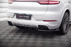 Splitter trasero Porsche Cayenne SUV Coupé Mk3 Facelift (con barras verticales)