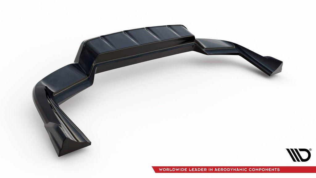 Splitter trasero Porsche Cayenne SUV Coupé Mk3 Facelift (con barras verticales)