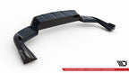 Splitter trasero Porsche Cayenne SUV Coupé Mk3 Facelift (con barras verticales)