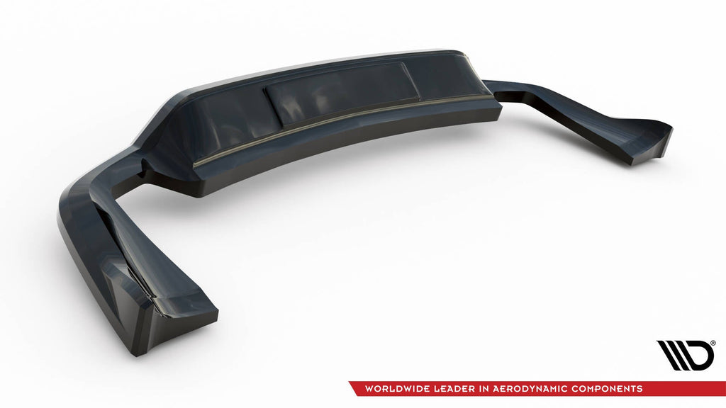 Splitter trasero Porsche Cayenne Mk2 Facelift (con barras verticales)