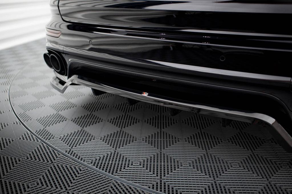 Splitter trasero Porsche Cayenne Mk2 Facelift (con barras verticales)