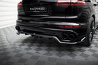 Splitter trasero Porsche Cayenne Mk2 Facelift (con barras verticales)