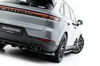 Splitter trasero Porsche Cayenne SUV Coupé Mk3 Facelift (con barras verticales)