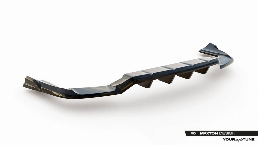 Splitter trasero Porsche Cayenne SUV Coupé Mk3 Facelift (con barras verticales)