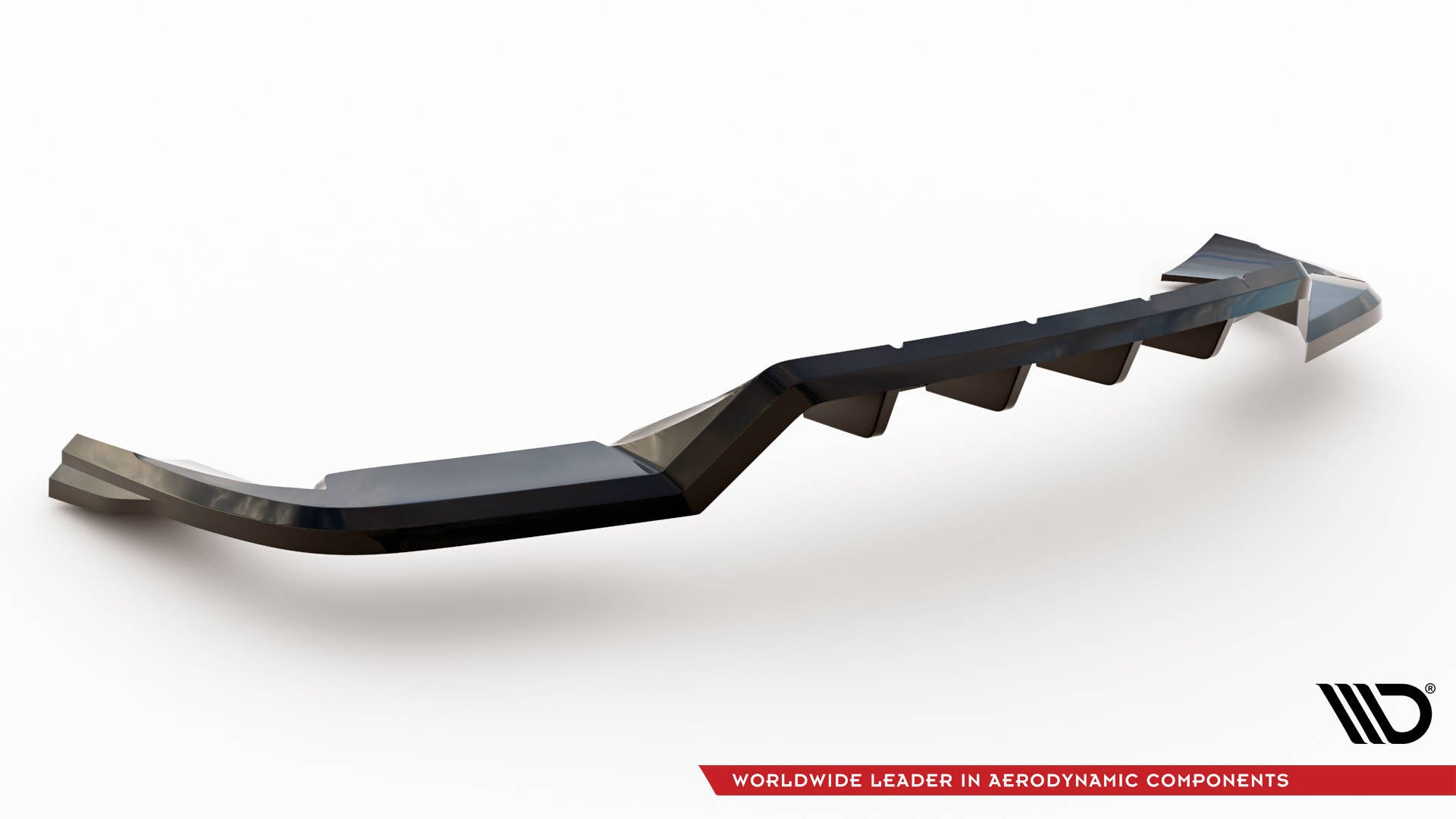 Splitter trasero Porsche Cayenne Sport Design Mk3 (con barras verticales)