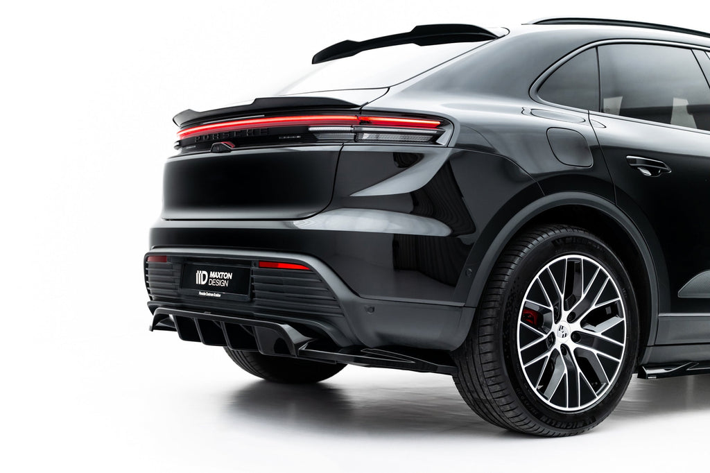 Splitter trasero Porsche Macan EV Mk1 (con barras verticales)