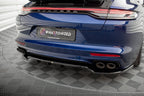Splitter trasero Porsche Panamera E-Hybrid 971 Facelift (con barras verticales)