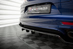 Splitter trasero Porsche Panamera E-Hybrid 971 Facelift (con barras verticales)