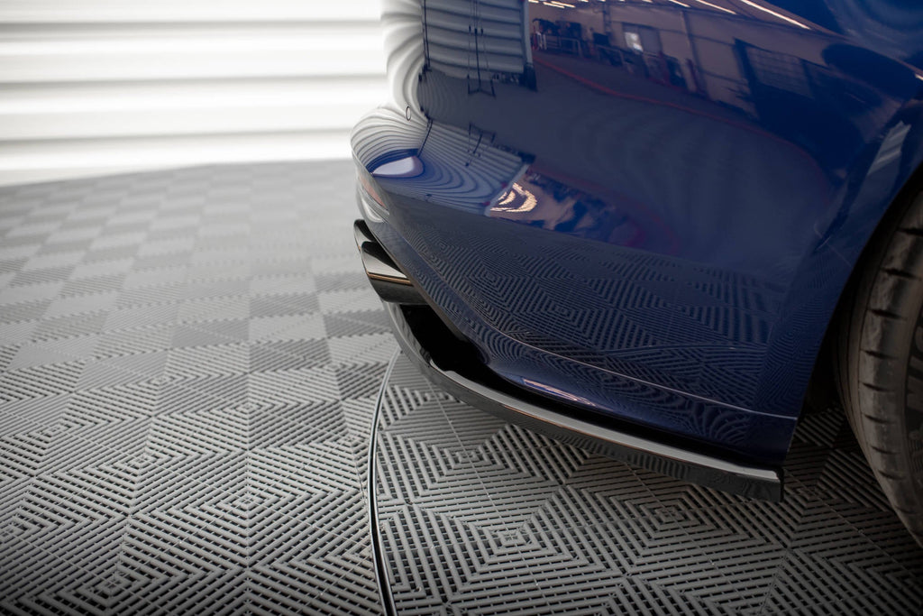 Splitter trasero Porsche Panamera E-Hybrid 971 Facelift (con barras verticales)