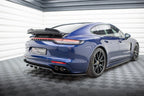 Splitter trasero Porsche Panamera E-Hybrid 971 Facelift (con barras verticales)