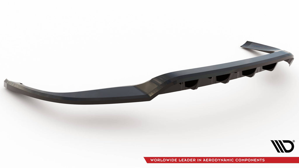 Splitter trasero Porsche Panamera E-Hybrid 971 Facelift (con barras verticales)