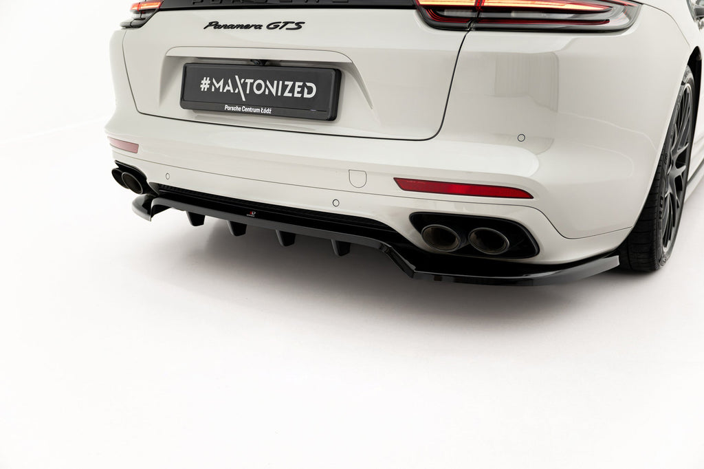 Rear Diffuser Porsche Panamera E-Hybrid 971 Facelift (with vertical fins)