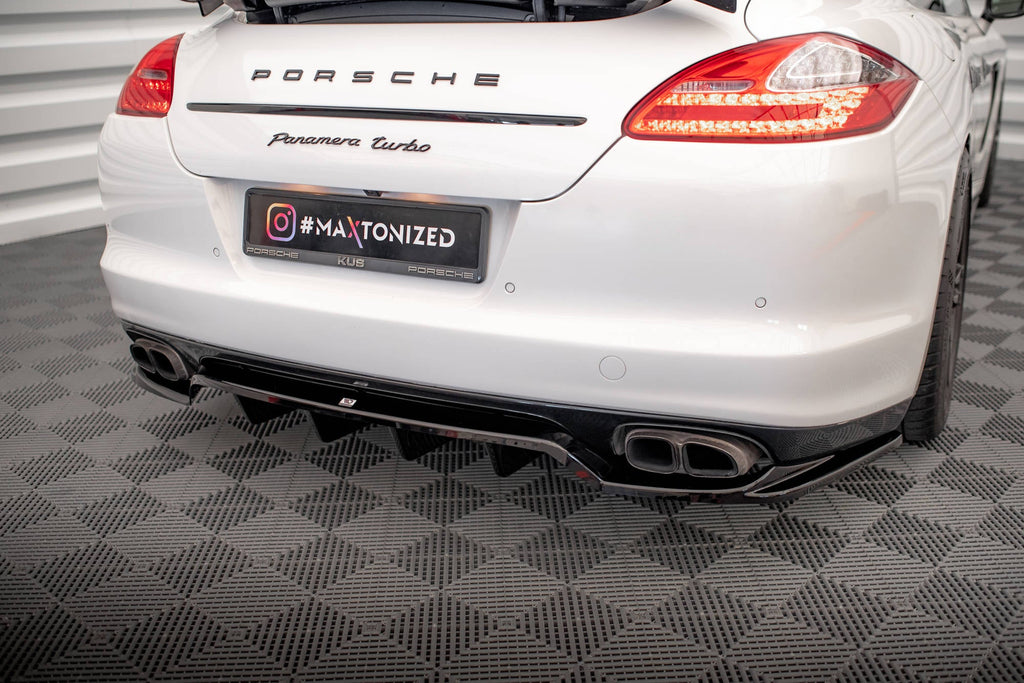 Splitter trasero Porsche Panamera Turbo 970 (con barras verticales)
