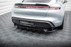 Rear Splitter Porsche Taycan, Taycan 4, Taycan 4S, Taycan GTS Mk1 (with vertical bars)