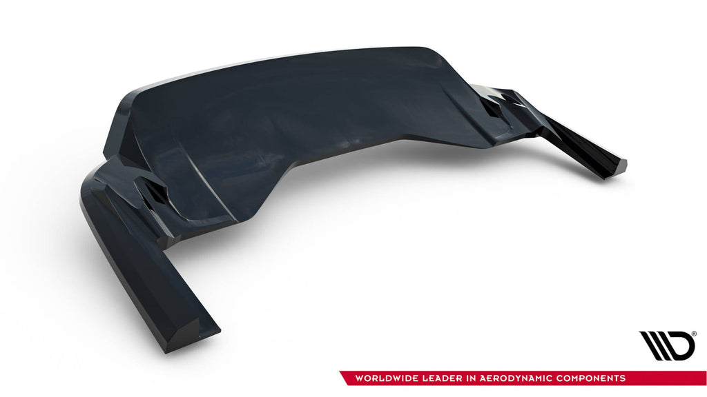 Splitter trasero Porsche Taycan Turbo S Mk1 (con barras verticales)