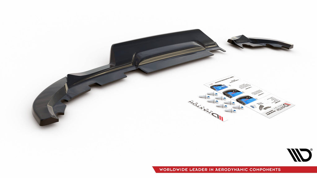 Splitter trasero Renault Clio Mk5 (con barras verticales)