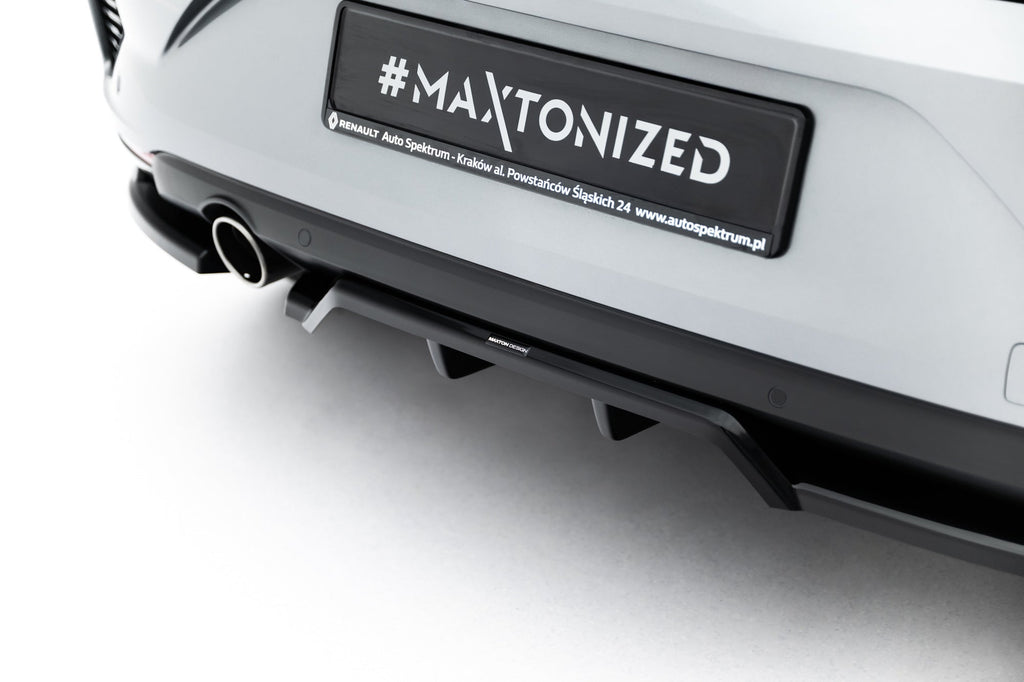 Renault Clio Mk5 Facelift Rear Diffuser (with vertical strakes)