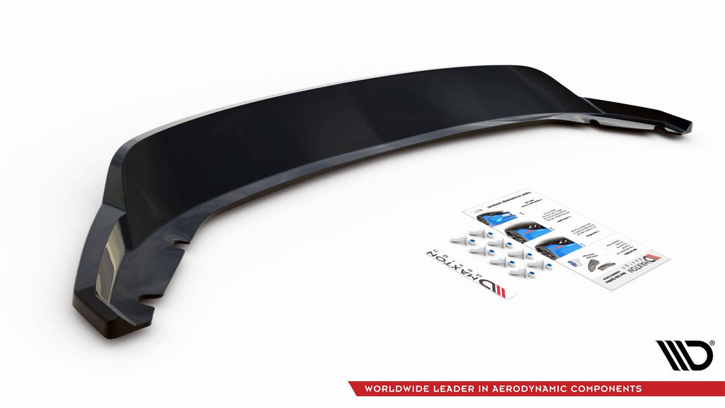 Splitter trasero Seat León Hatchback Mk3 (con barras verticales)