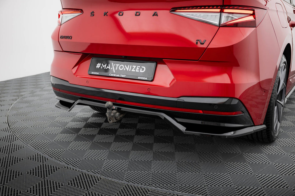 Splitter trasero Skoda Enyaq Coupé Iv RS (con barras verticales)