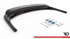Splitter trasero Skoda Fabia Combi Mk3 Facelift (con barras verticales)