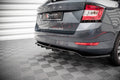 Splitter trasero Skoda Fabia Combi Mk3 Facelift (con barras verticales)