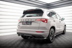 Splitter trasero Skoda Karoq Sportline Mk1 Facelift (con barras verticales)