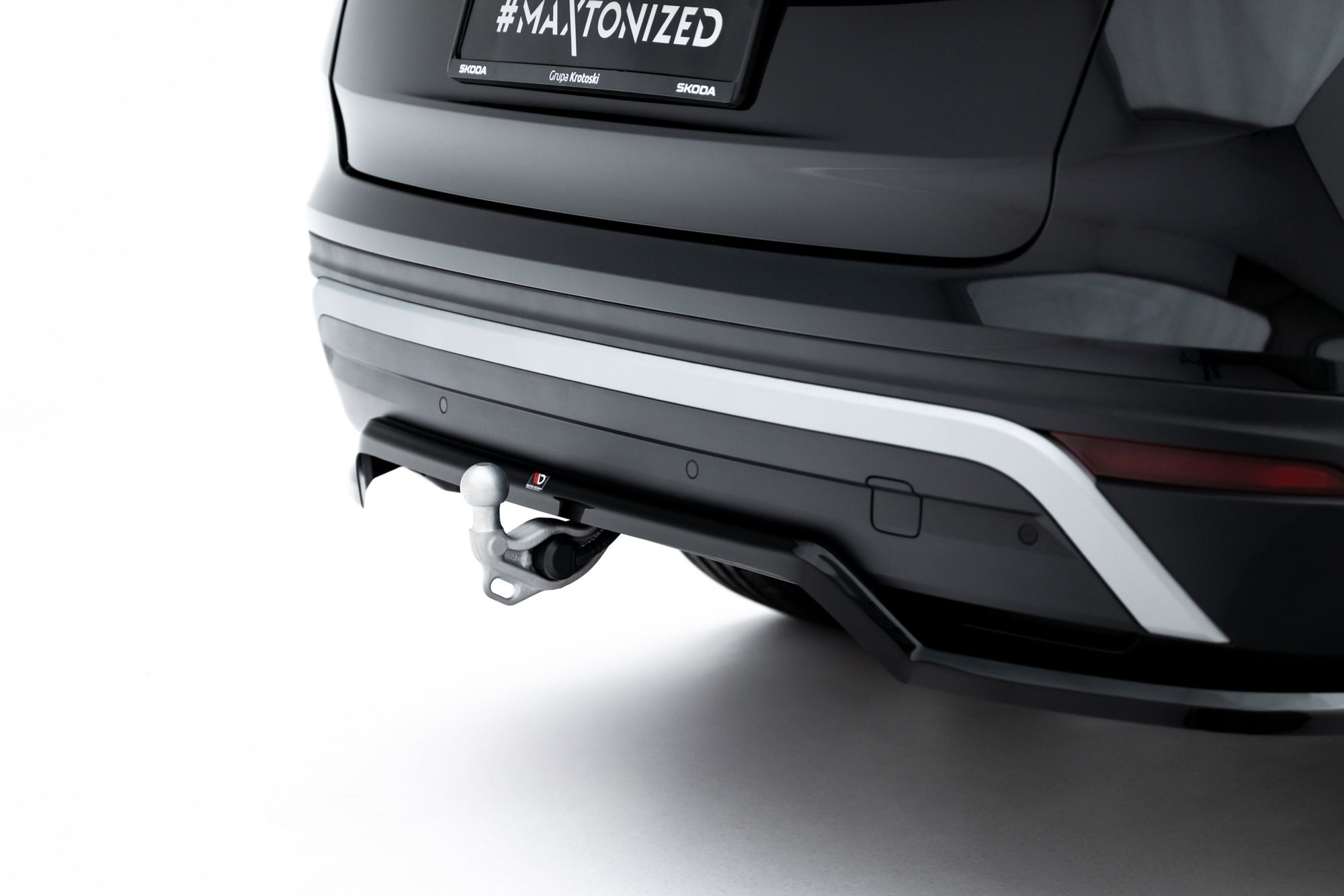 Splitter trasero Skoda Kodiaq Mk2 (con barras verticales)