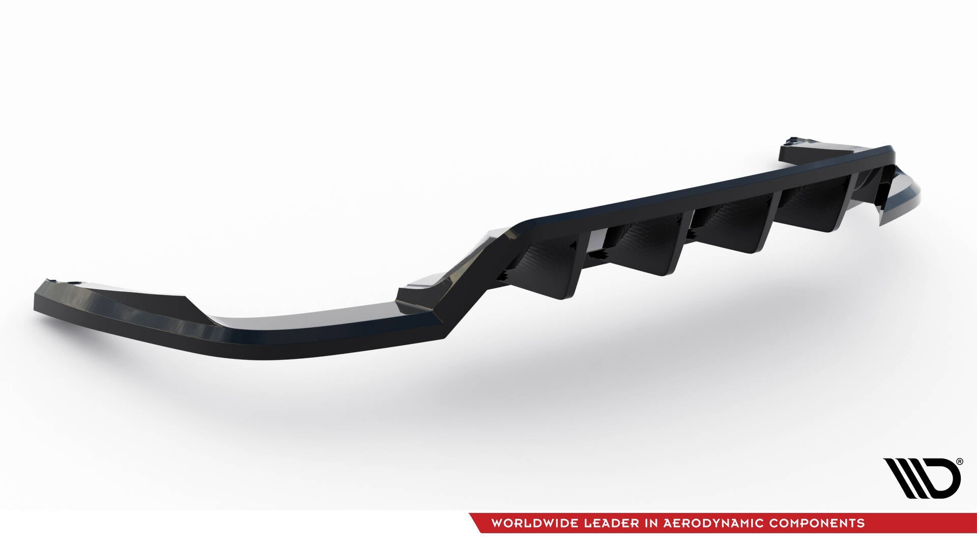 Splitter trasero Skoda Kodiaq RS Mk1 / Mk1 Facelift (con barras verticales)