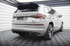 Splitter trasero Skoda Kodiaq RS Mk1 / Mk1 Facelift (con barras verticales)