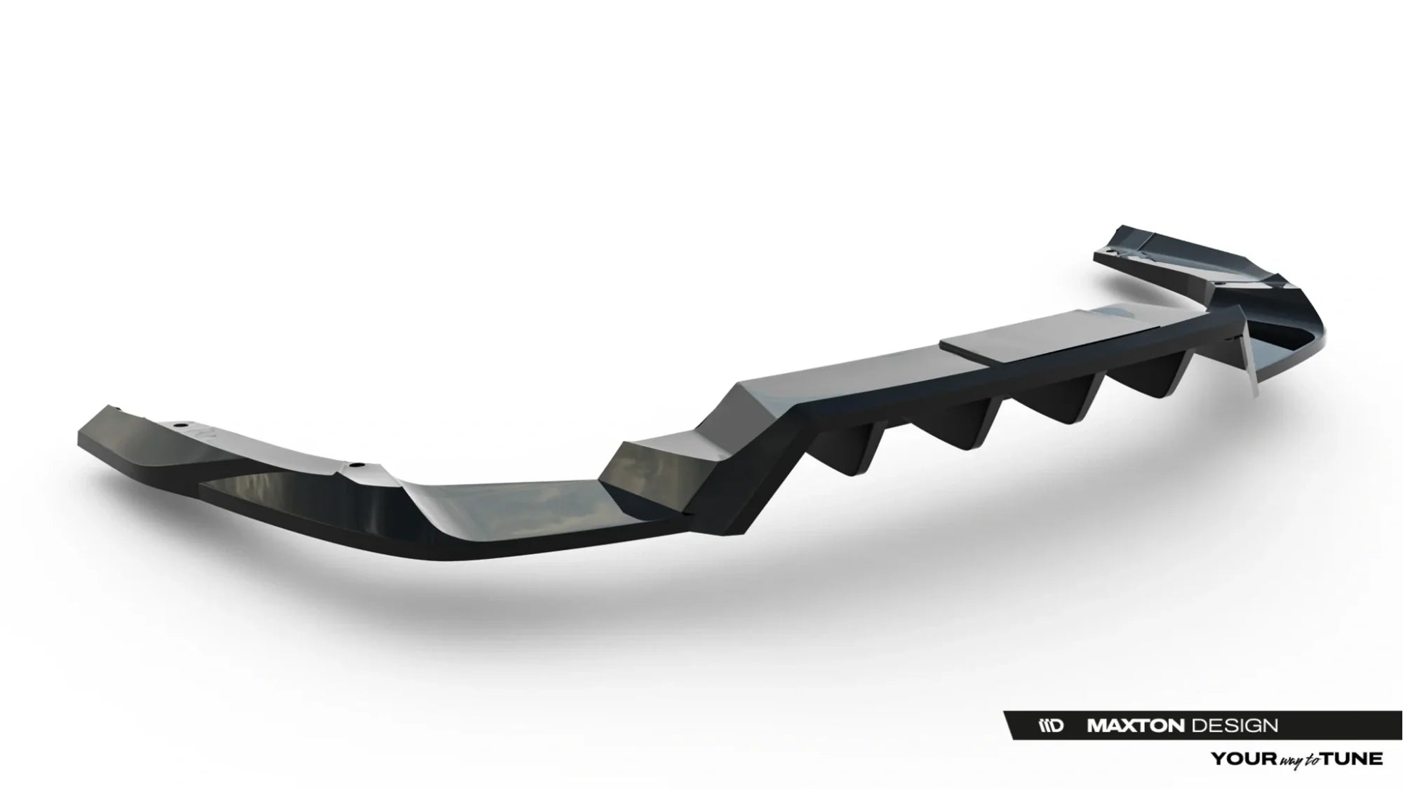 Splitter trasero Skoda Kodiaq RS Mk2 (con barras verticales)