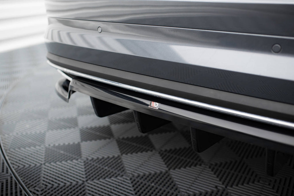 Rear splitter Skoda Kodiaq Sportline Mk1 Mk1 Facelift (with vertical bars)