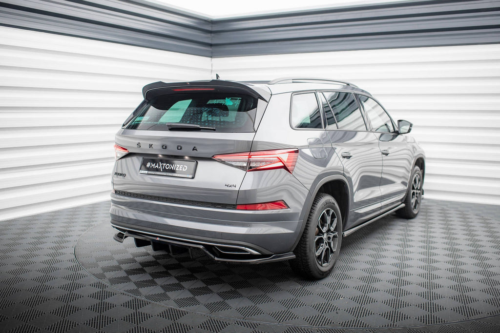 Rear splitter Skoda Kodiaq Sportline Mk1 Mk1 Facelift (with vertical bars)
