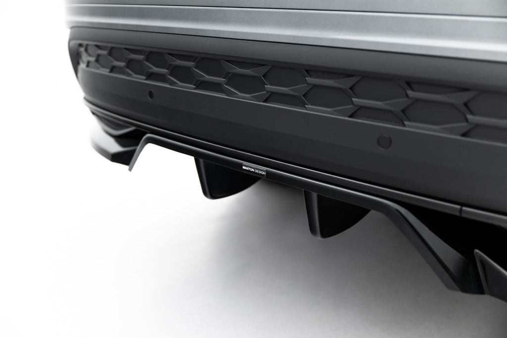 Skoda Kodiaq Sportline Mk2 Rear Splitter (with vertical strakes)