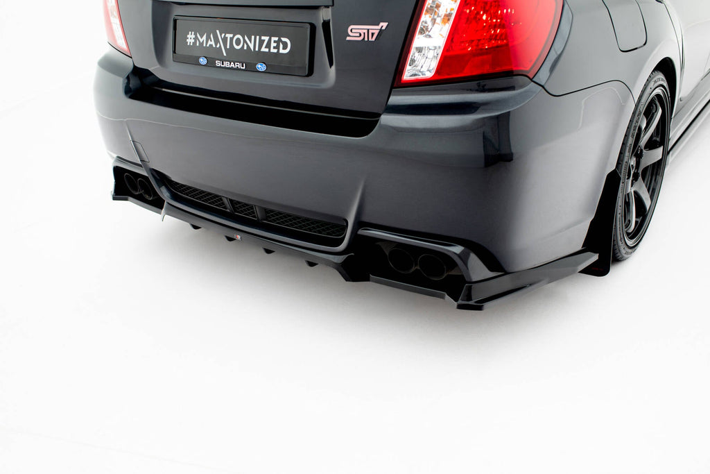 Splitter trasero Subaru Impreza WRX STI Mk3 Facelift (con barras verticales)