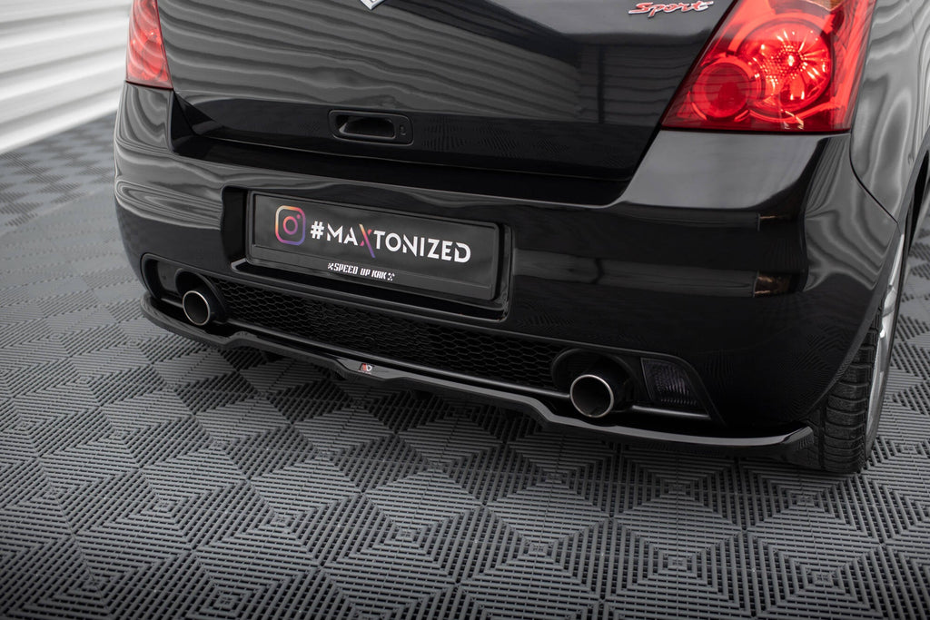 Rear diffuser Suzuki Swift Sport Mk4 (with vertical strakes)
