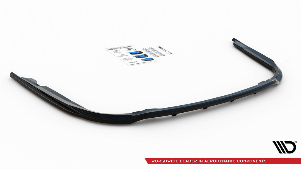 Splitter trasero Toyota Avensis Wagon Mk3 Facelift (con barras verticales)