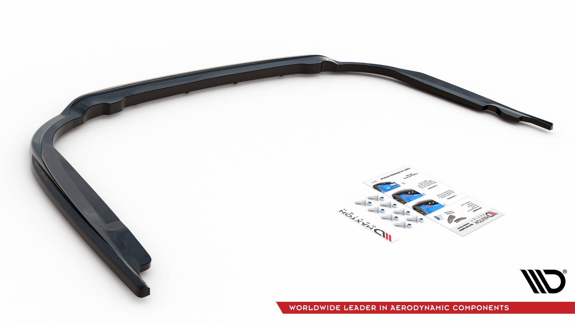 Splitter trasero Toyota Avensis Wagon Mk3 Facelift (con barras verticales)
