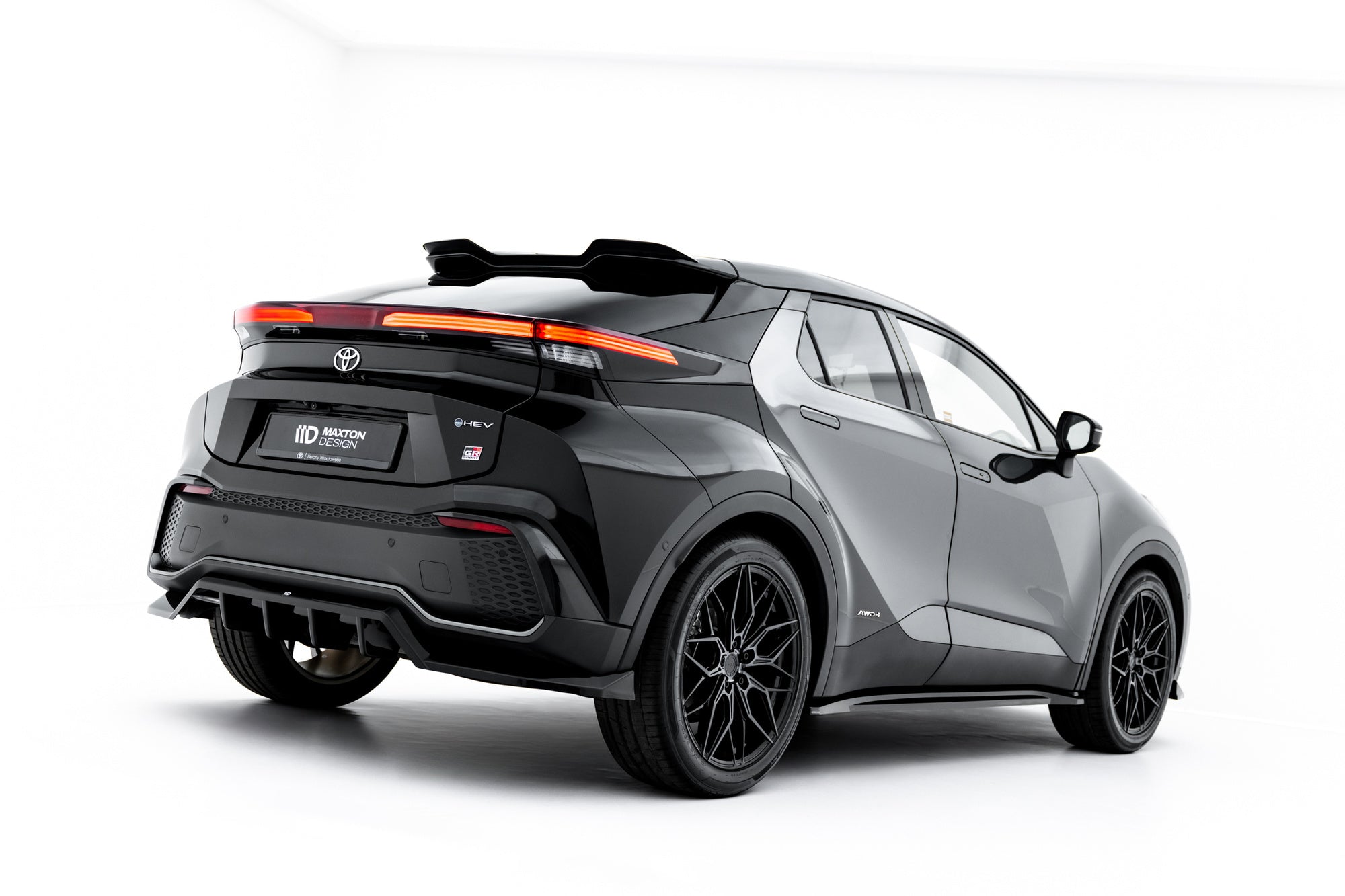 Splitter trasero Toyota C-HR Mk2 (con barras verticales)