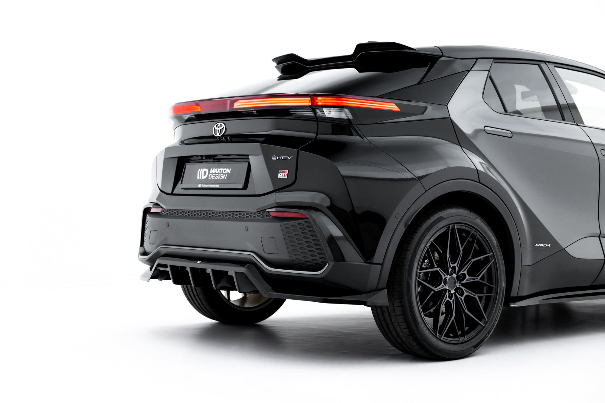Splitter trasero Toyota C-HR Mk2 (con barras verticales)