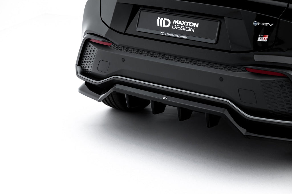 Splitter trasero Toyota C-HR Mk2 (con barras verticales)