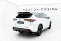 Splitter trasero Toyota Highlander Mk4 (con barras verticales)