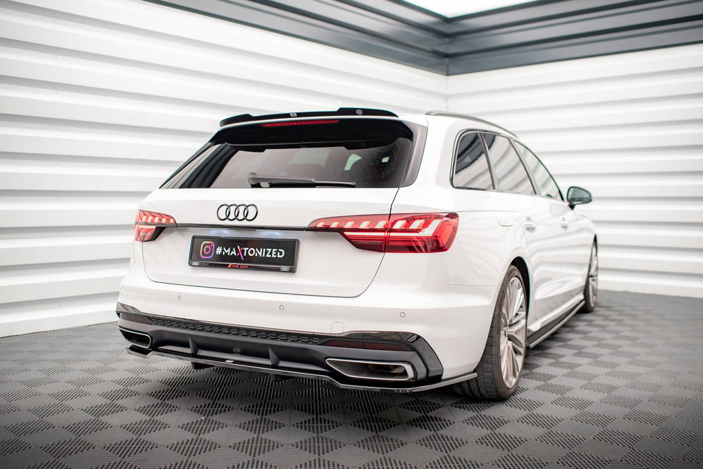 Splitter trasero V.1 Audi A4 S-Line B9 Facelift (con barras verticales)